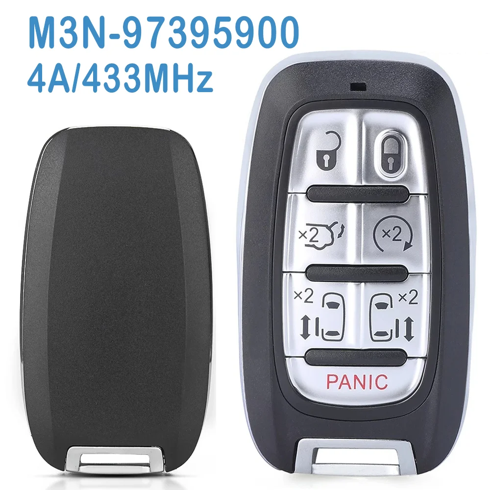 

M3N-97395900 Original Auto Smart Remote 6+1B 433MHz 4A Chip 68217832AC Replace OEM Car Key Fob For Chrysler Pacifica Proximity