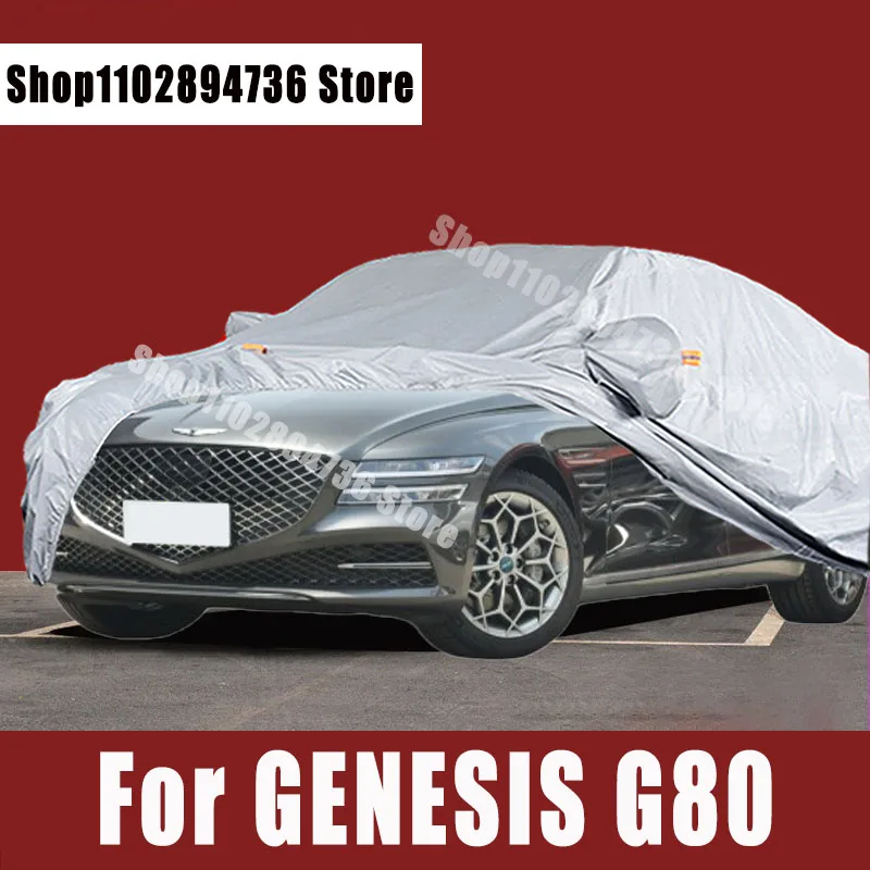 Car Cover Waterproof All Weather Protection Outdoor Car Covers Snowproof Windproof Dust Accessory for Genesis G80 Car umbrella