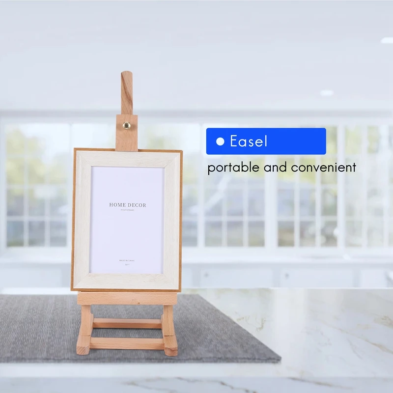 Маленькая настольная подставка для мольберта, мини-настольный мольберт и художник, настольный дисплей, мольберт, холсты, живопись, скрапбукинг