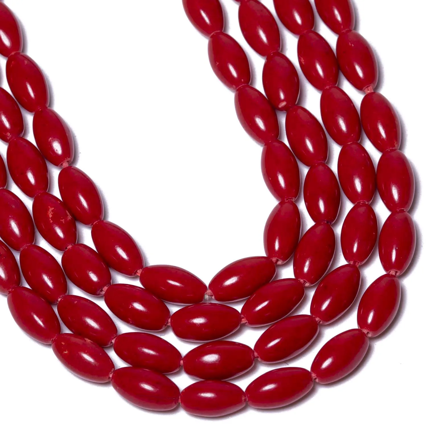 أحمر/أصفر اللون المرجان الأرز الخرز 4x8 مللي متر عالية الجودة البذور الخرز لصنع المجوهرات اليدوية DIY بها بنفسك الملابس قلادة اكسسوارات #2