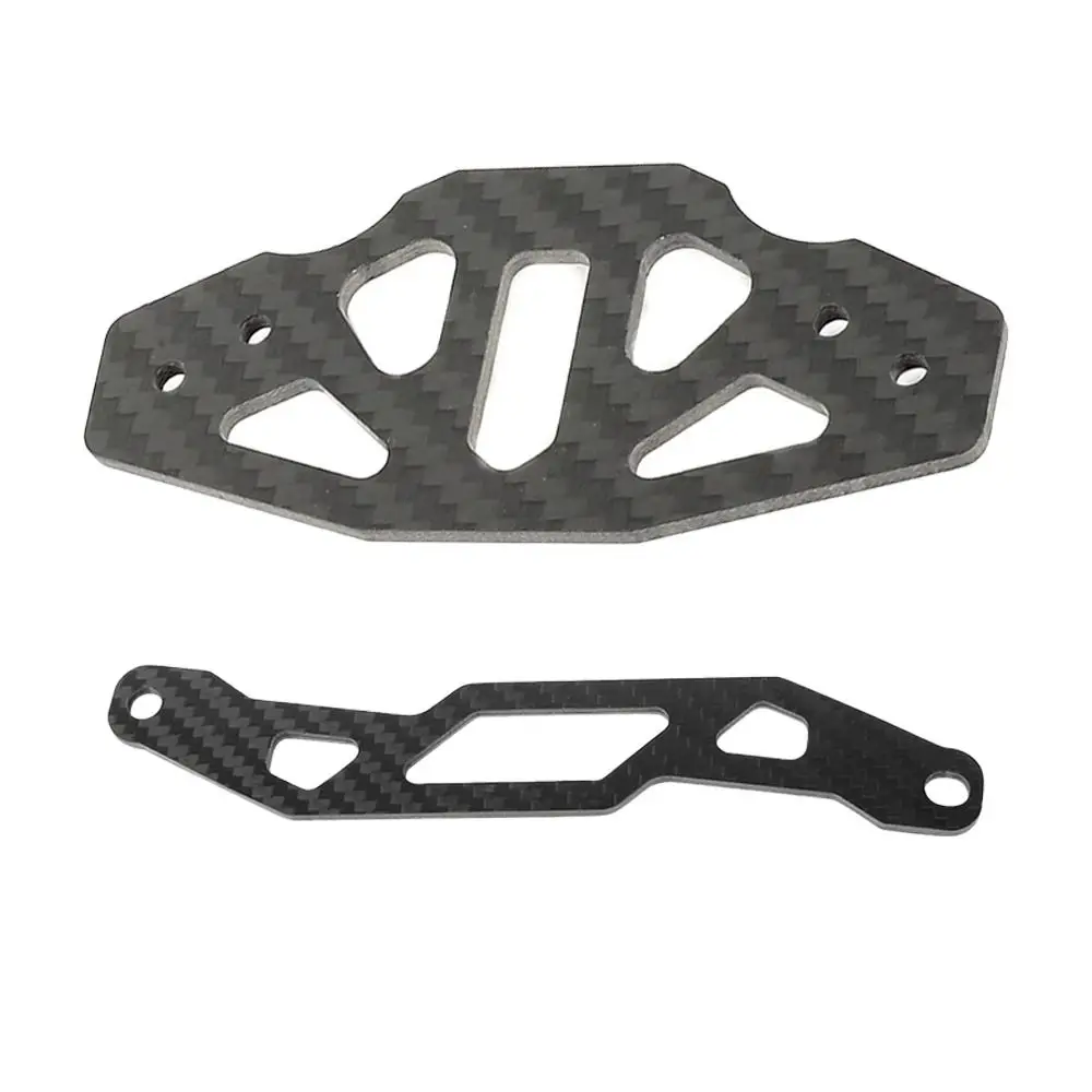 

Carbon Fibre Shock Damper Stay 1/10 Gray Battery Plate Upper Deck RC Toy Accessories Protective for Tamiya TT02 TYPE-SR TT-02D