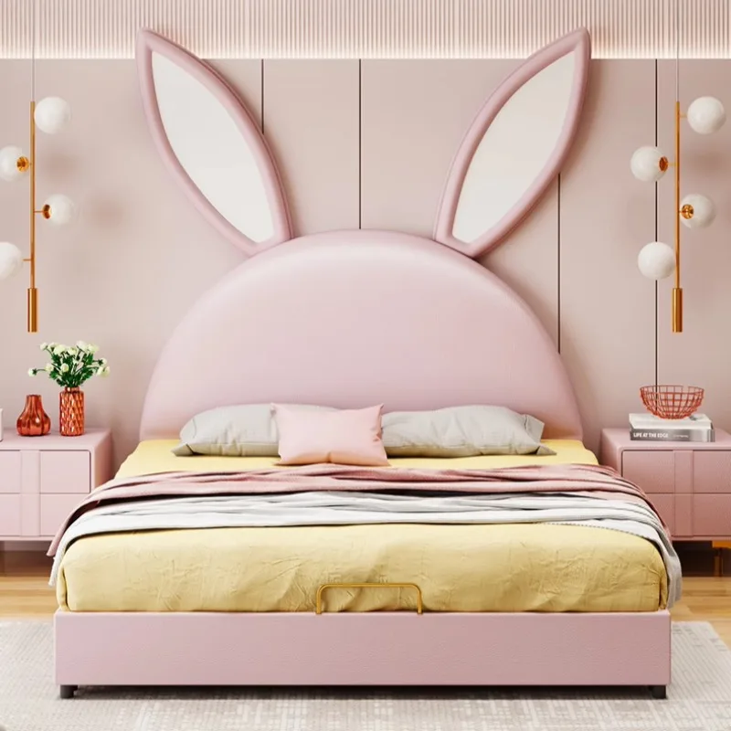 Simple Safety Kids Beds Girls Decoration Safety Princess Toddler Children Beds Frame Modern Camas Infantiles Furniture Home