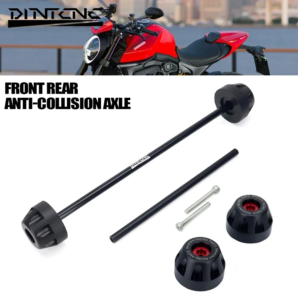 Front Rear Axle For DUCATI MONSTER937 MONSTER + 937 SP 950 2021-2023 Motorcycle Wheel Protector Anti-Fall Slider Pad Accessories