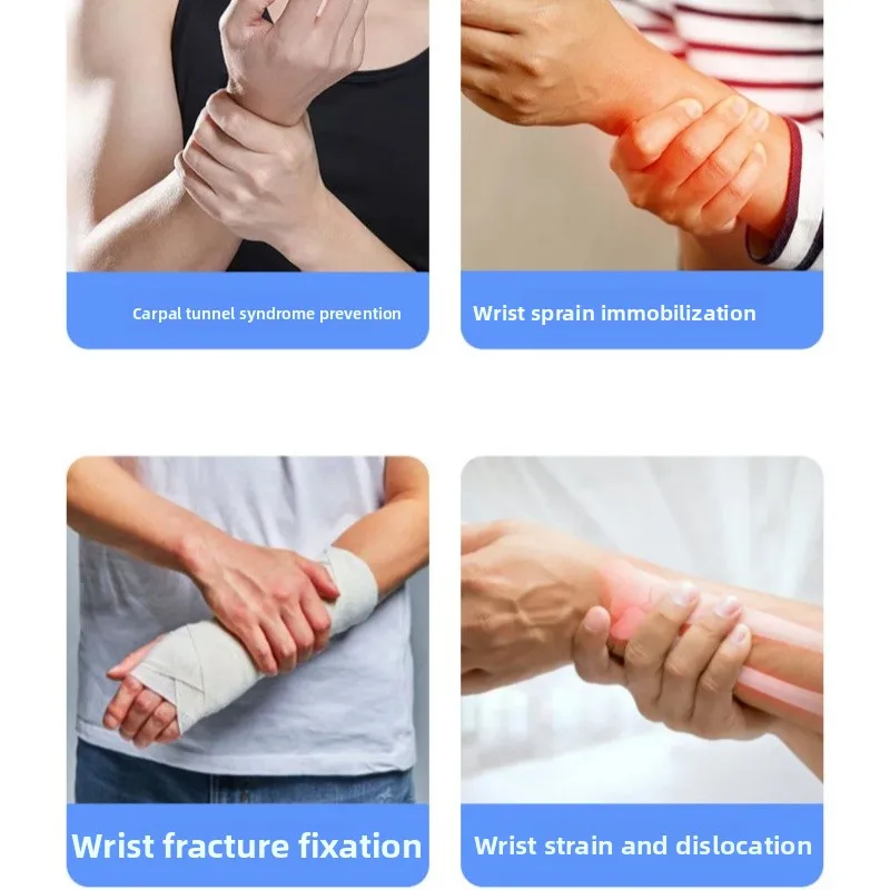 Carpal Tunnel Relief Guard 2PCS Wrist Immobilization Splint Stabilize Forearm Bone Fracture Sprain & Tenosynovitis Discomfort