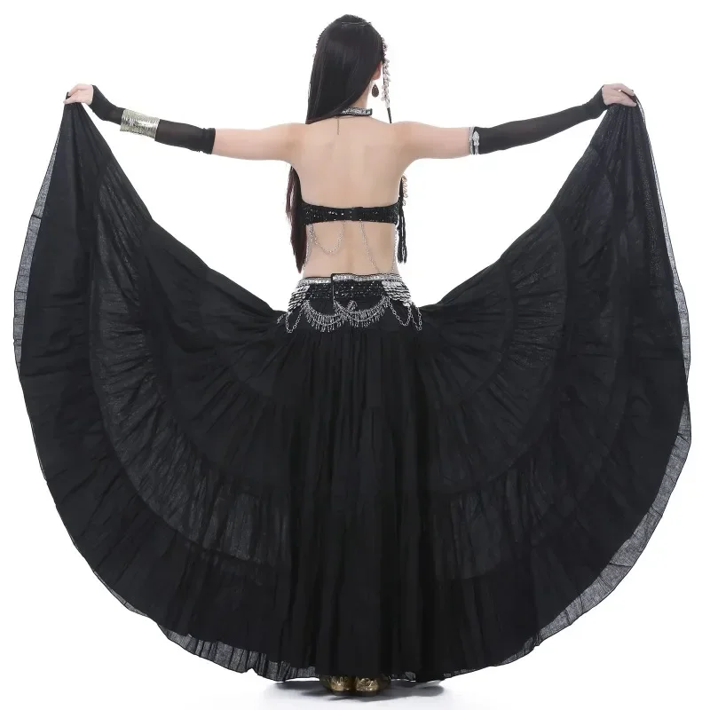 Dance Girl Tribal Skirt Tribal Dance Skirt Belly Dance Big Swing Skirt Belly Dance Linen Dance Skirt