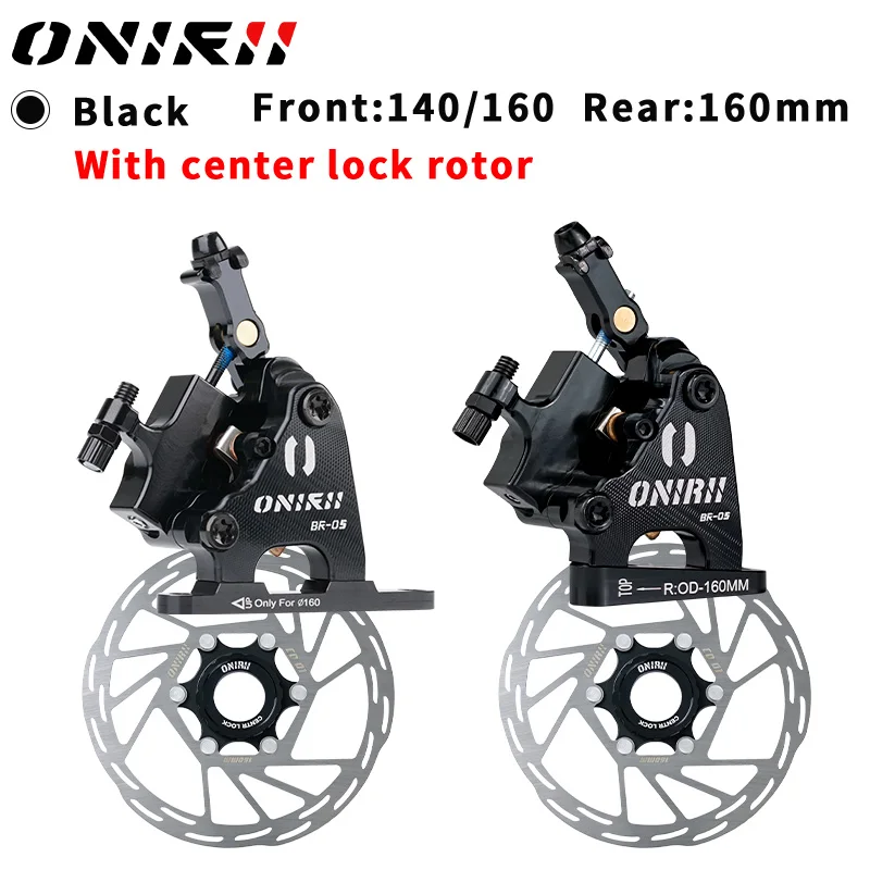 最上級ONIRII機械式油圧ディスクブレーキキット★従来品1.2倍★機械式⇛油圧 ONIRII オイル圧ディスクブレーキ 160mm ブラケット付き