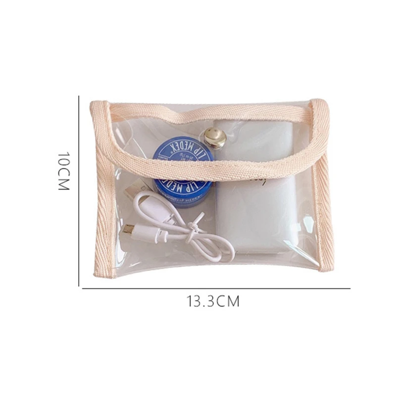 Fashion Pvc Coin Purse Women Transparent Kawaii Card Wallet Key Holder Storage Bag Girls New Clear Small Pouch Hand Purses