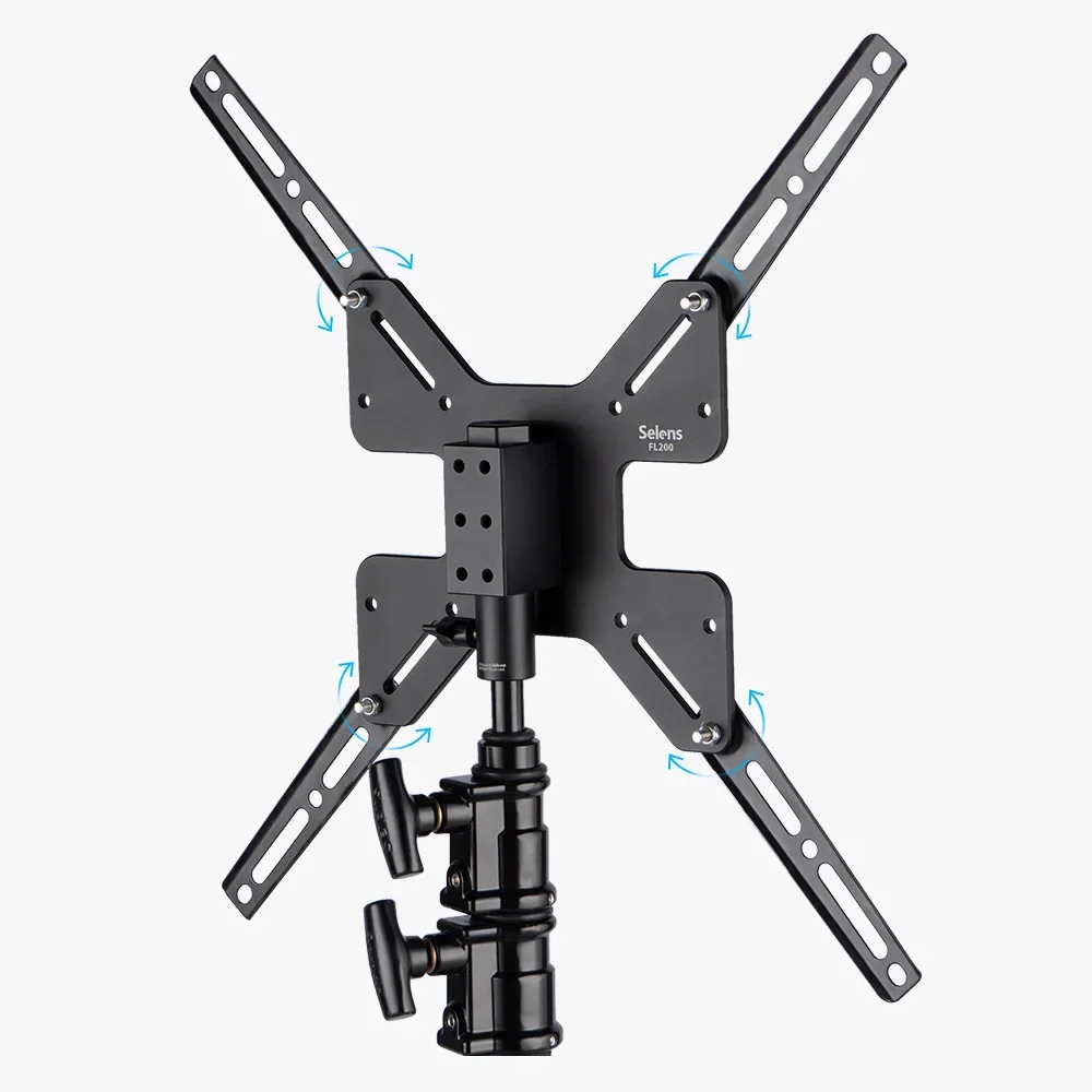 Selens TV Mount Bracket Stand Attachment and Wall Mount Removable Adapter Plate for Monitor Tripod Photo Photography Accessories