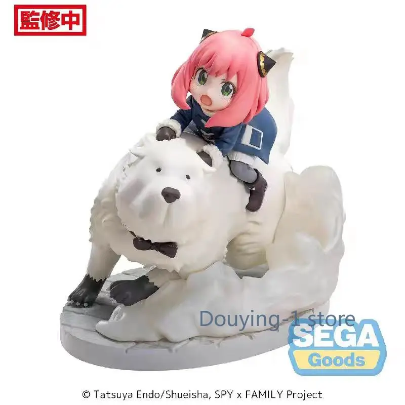 

In Stock Original Sega LUMINASTA Spy Family Anya Forger Bond GK Statue Anime Peripheral