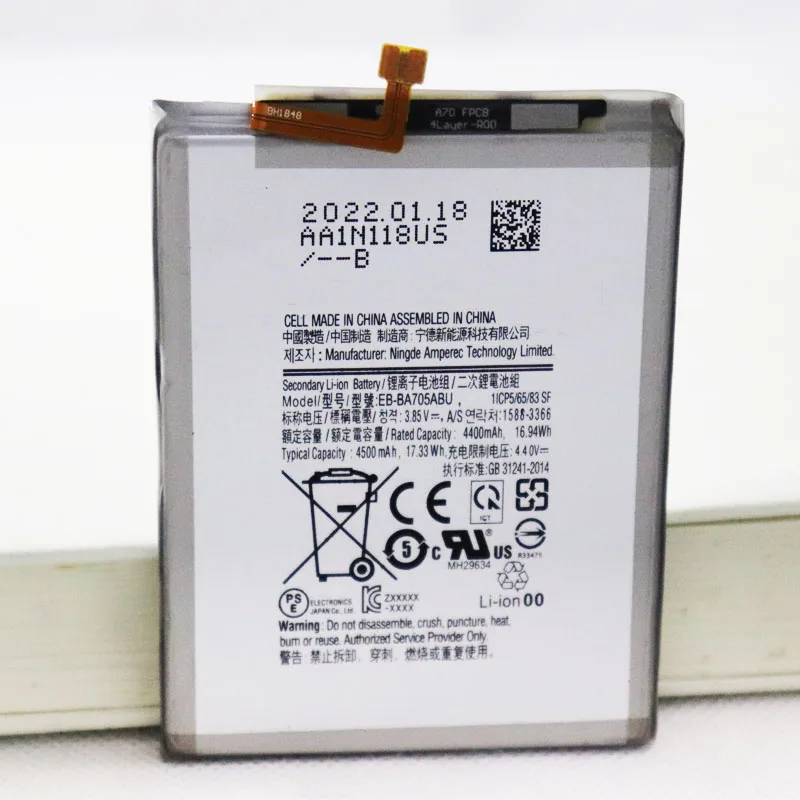 EB-BA705ABU 4500mAh Battery For Samsung Galaxy A70 2019 SM-A705 A705FN SM-A705W SM-A705F A705 A705FN DS A705GM DS A7050 A705W