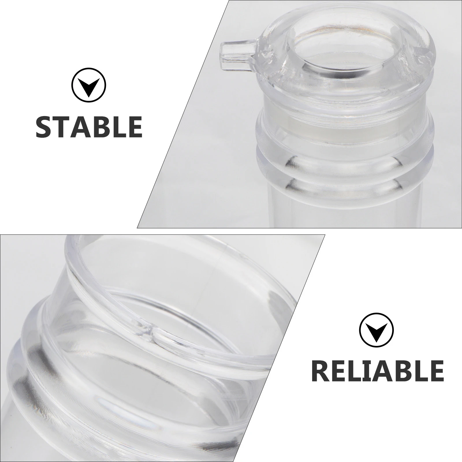 

3PCS Oil Dispenser Bottle Compact Size Transparent Kitchen Cooking Seasoning Container Condiment Holder Storage Pot