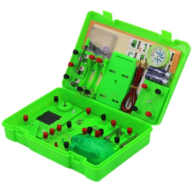 Kid Educational Toy Circuit Experiment Kit Basic Connect Wires ABS Student Electricity Learning Physics Science Tool