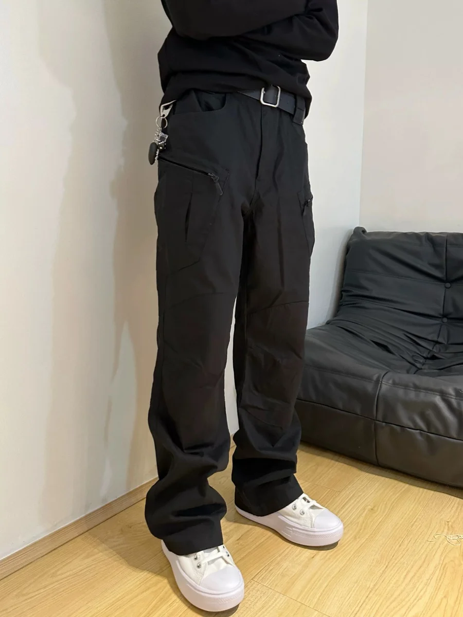 

American Sle Outdoor Military Bird Casual Large ket Work Trousers Men Loose Fit Straight Leg Long Trousers