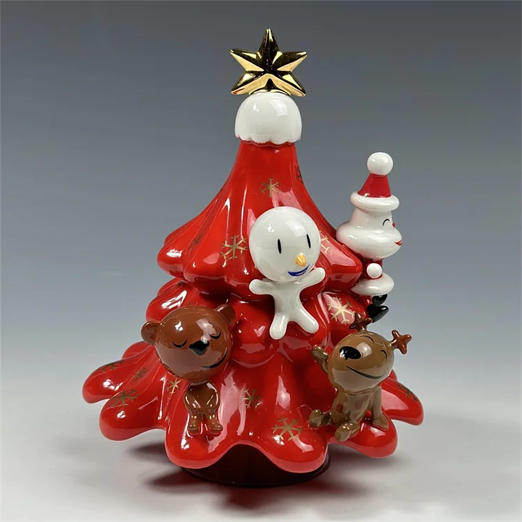 Carillon éolien sapin de Noël 3D en acier inoxydable - ROKOO Carillon éolien sapin de Noël 3D en acier inoxydable - ROKOO