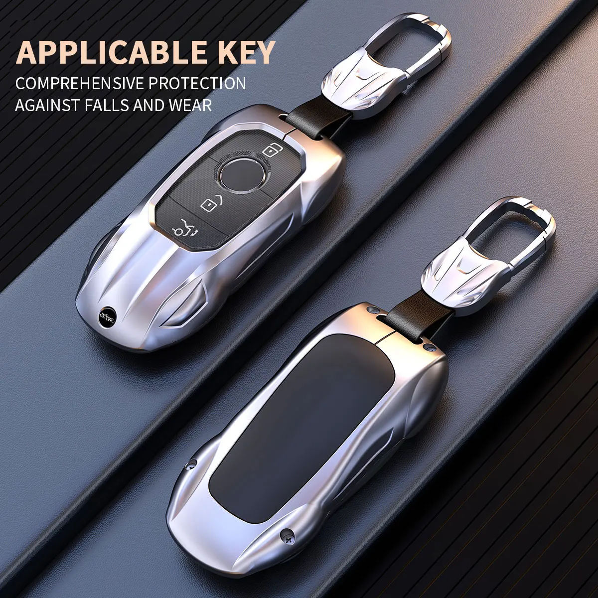 Zinc alloy car key cover for Mercedes-Benz A-Class remote control cover Mercedes-Benz A180 A200 Key Cover Accessories