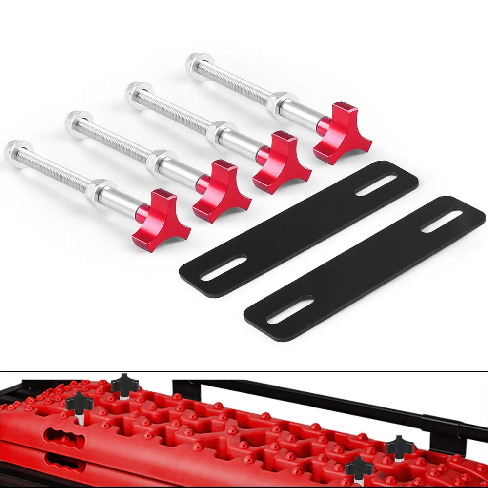 Off road roof luggage rack, roof frame, side border defense skateboard, anti trap plate, escape plate, fixing bracket kit