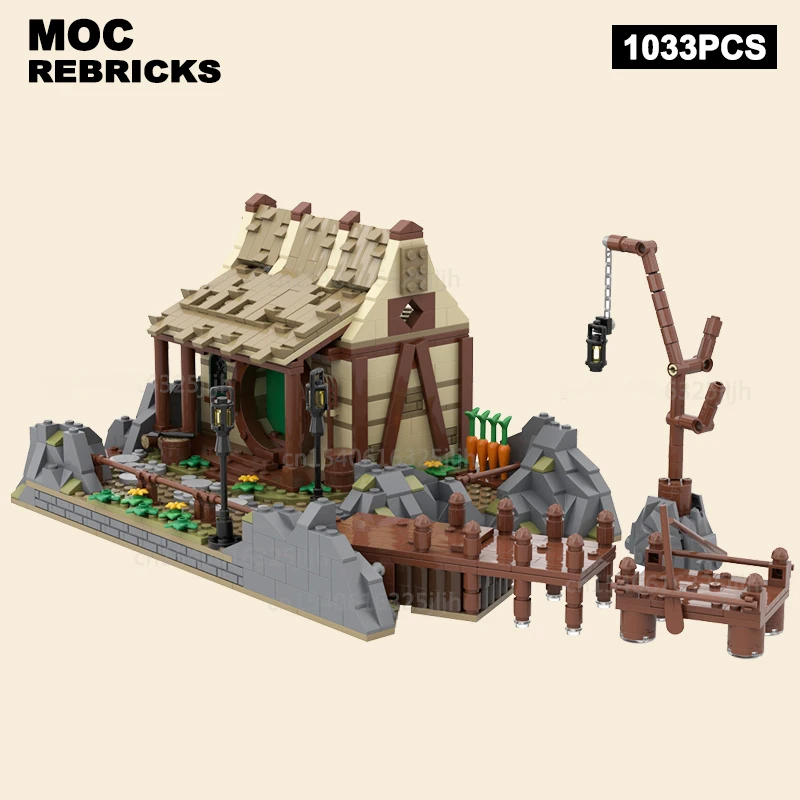 Movie Scence MOC Building Blocks Ferry High Technology Bricks DIY Assembly Model Collection Display Toys Children Xmas Gift Kits