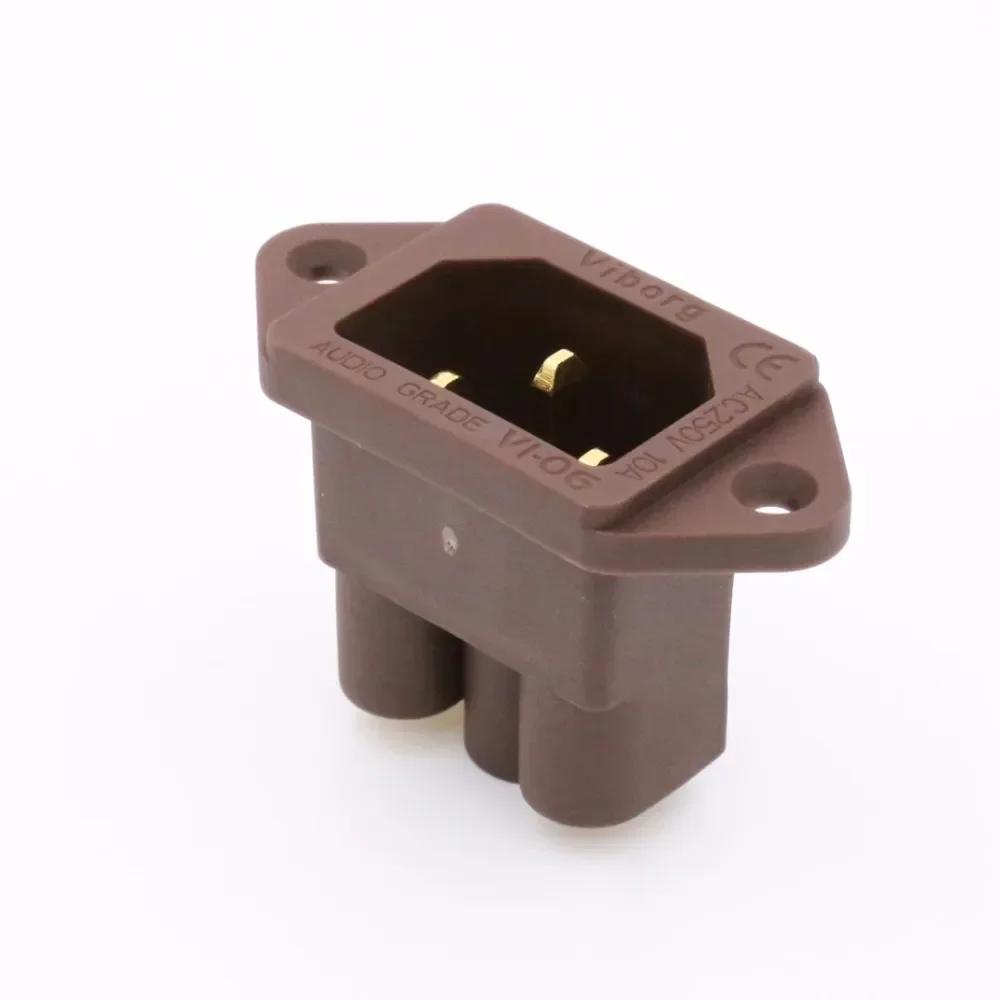 오디오 및 하이파이 장비용 Viborg Audio VI-06CG 등급 순수 적동 AC 인렛 IEC 소켓