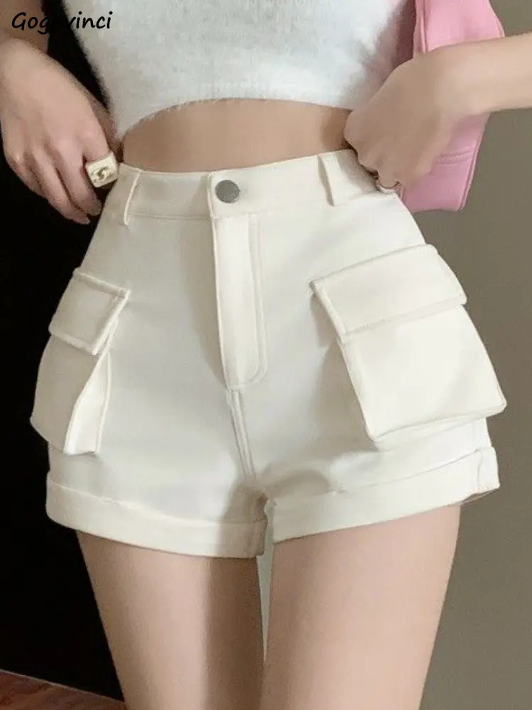 

Shorts Women Classic Fashion Sexy All-match Summer Holiday Streetwear Ulzzang Simple Attractive Students Comfortable Popular New