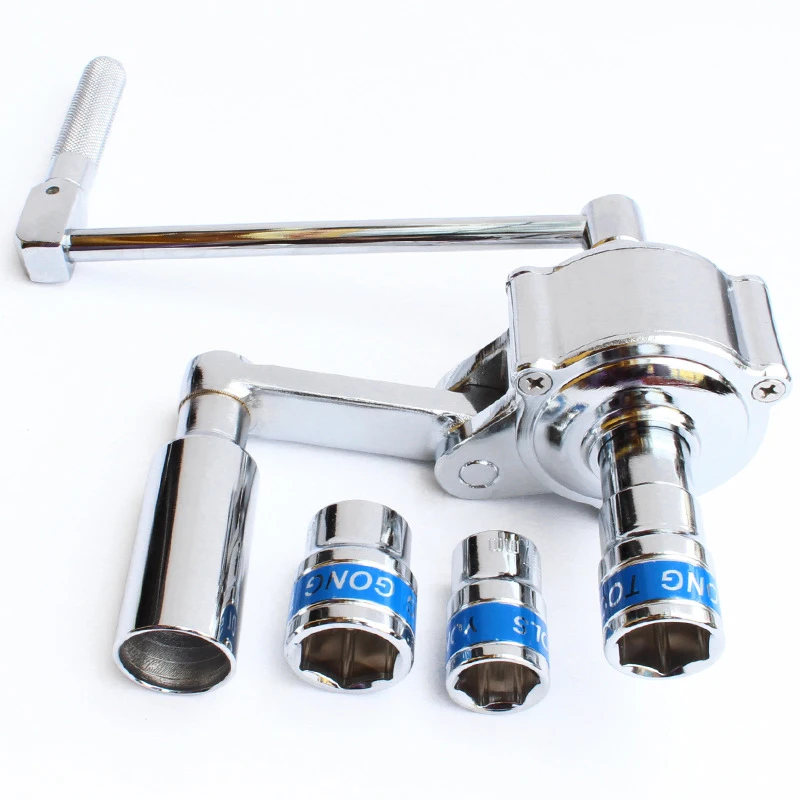 New Effort-saving wrench combination set, increased force unloading tire nut remover, on-board , multi-function auto repair