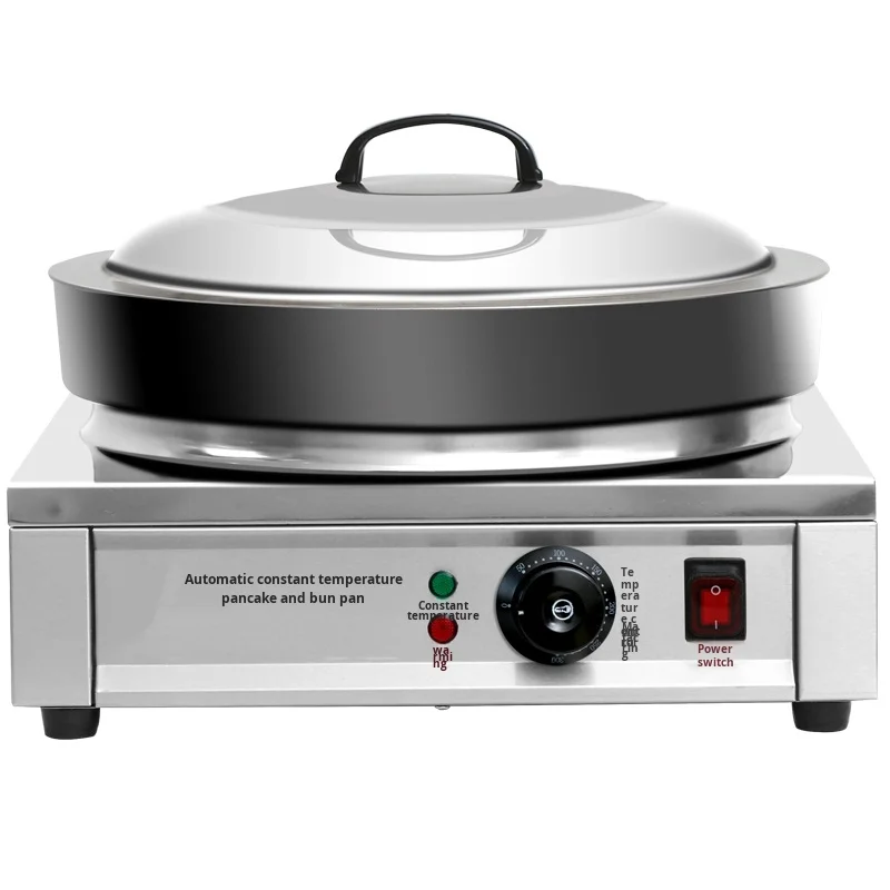 Commercial Desktop Electric Pancake Maker Machine Temperature-Controlled Pancake Pan for Dumpling Pancake Processing Machinery