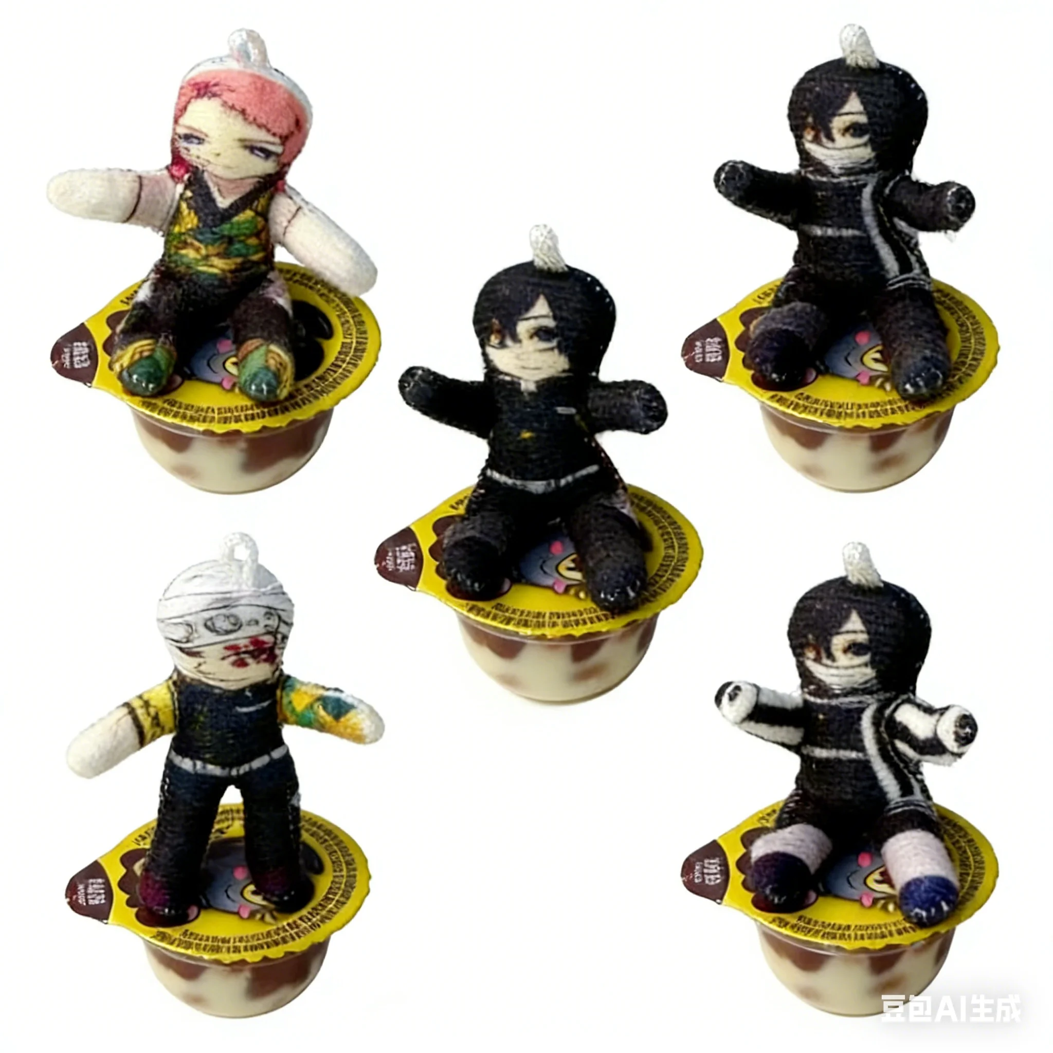 

Плюшевая кукла для косплея Demon Slayer (6 см): Нэзуко, Танджиро, Зеницу, Иноске, со съемными конечностями и абстрактным проволочным каркасом, фигурка-подарок