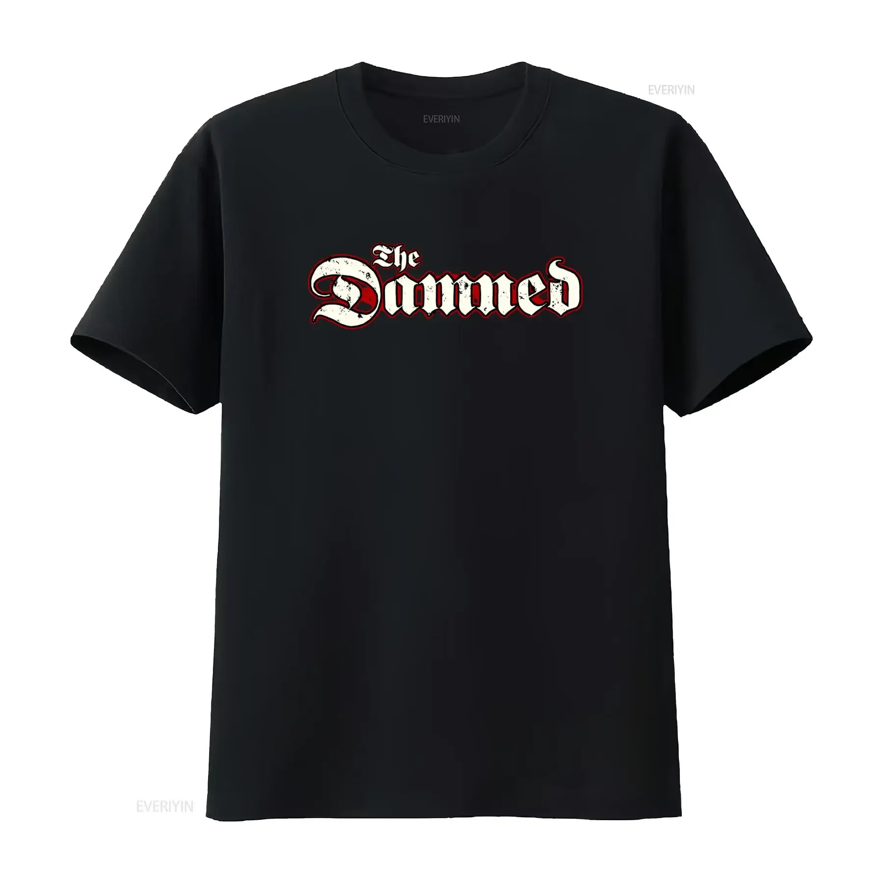 The Damned Punk Rock T Shirt Vintage Style for Generation X Fans Featuring Buzzcocks Clash Vibrators Adverts Undertones Casual