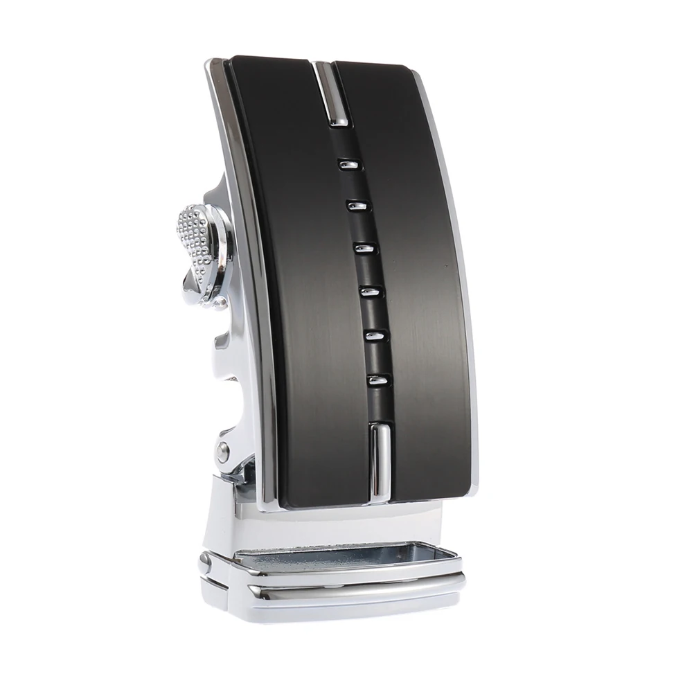 

Automatic Belt Buckle Men'S Unique Fastener Adjustable Alloy Durable Business Formal Wear Fit Black Coffee Brown Belt Straps