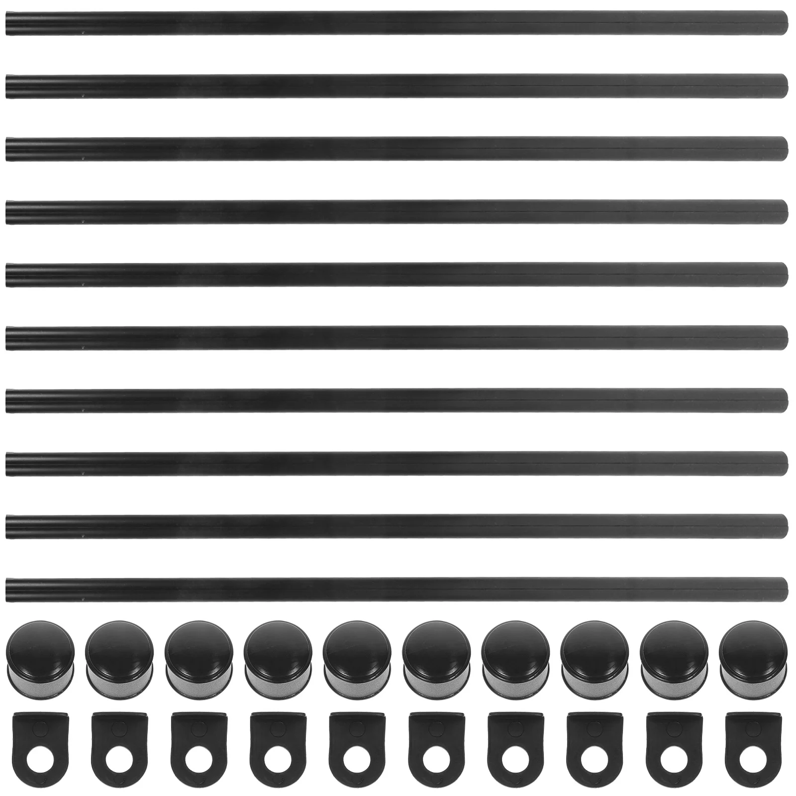 

1 set 1 Set Plastic Painting Frame With Hanging Rod For Posters Artwork Wall Decor Dowel Hanger Household Scroll Display Tool