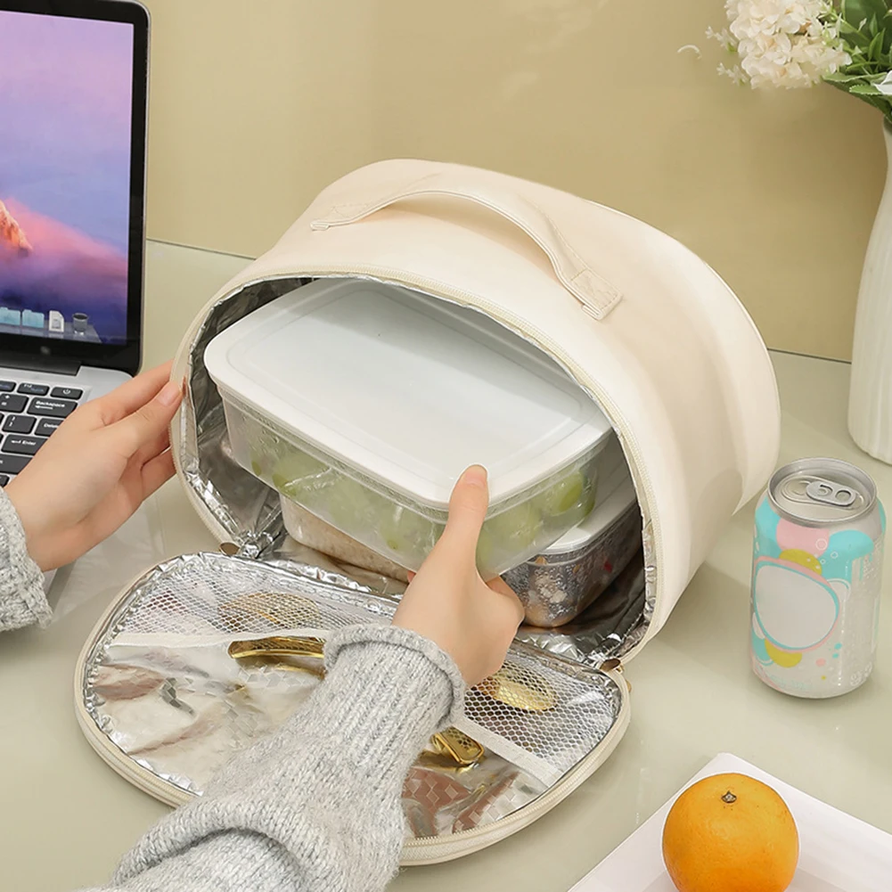 Borsa per il pranzo Borsa per il pranzo impermeabile per donne Adulti Uomini Borsa per il pranzo isolata in nylon per lavoro, ufficio, picnic o viaggi