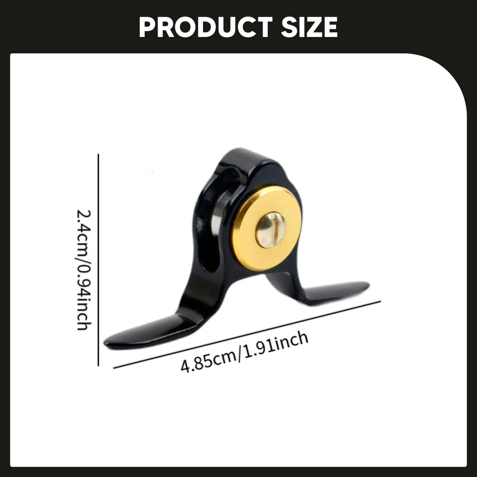 Fishing Roller Guide Fishing Rod Roller Tips Equipment Sturdy Guide Rings Metal Rods Repair for Sea Boat Trolling Rod