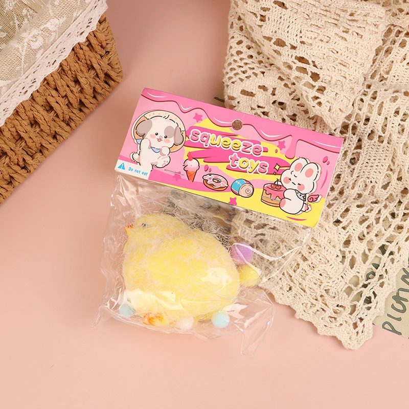 Simulazione di cartoni animati Spremere musica Rimbalzo lento Sollievo dallo stress Gioco alimentare Ventilazione Giocattolo artiglio gattino