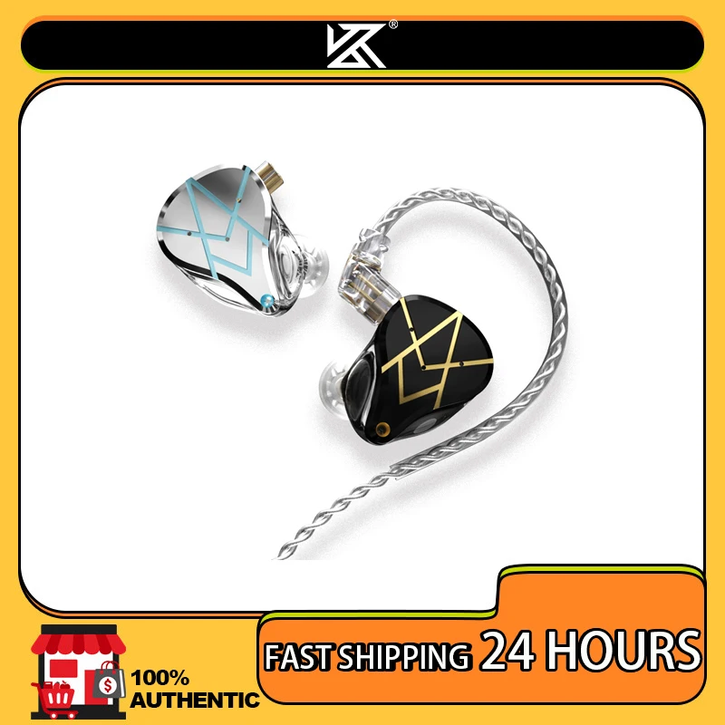 KZ ASX Headset 20 BA Units HIFI Bass In Ear Monitor balanced armature Earphones Noise Cancelling Earbuds Sport