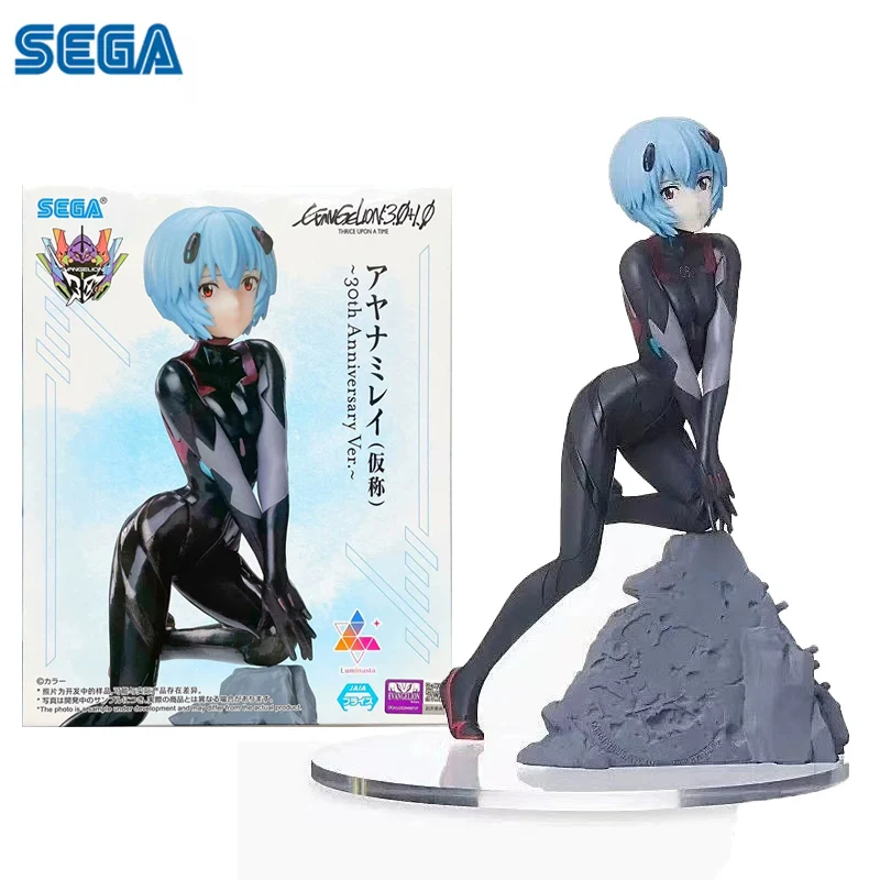 

SEGA Luminasta EVA Ayanami Rei 30-летие аниме фигурки игрушки для детей подарки Коллекционная модель украшения
