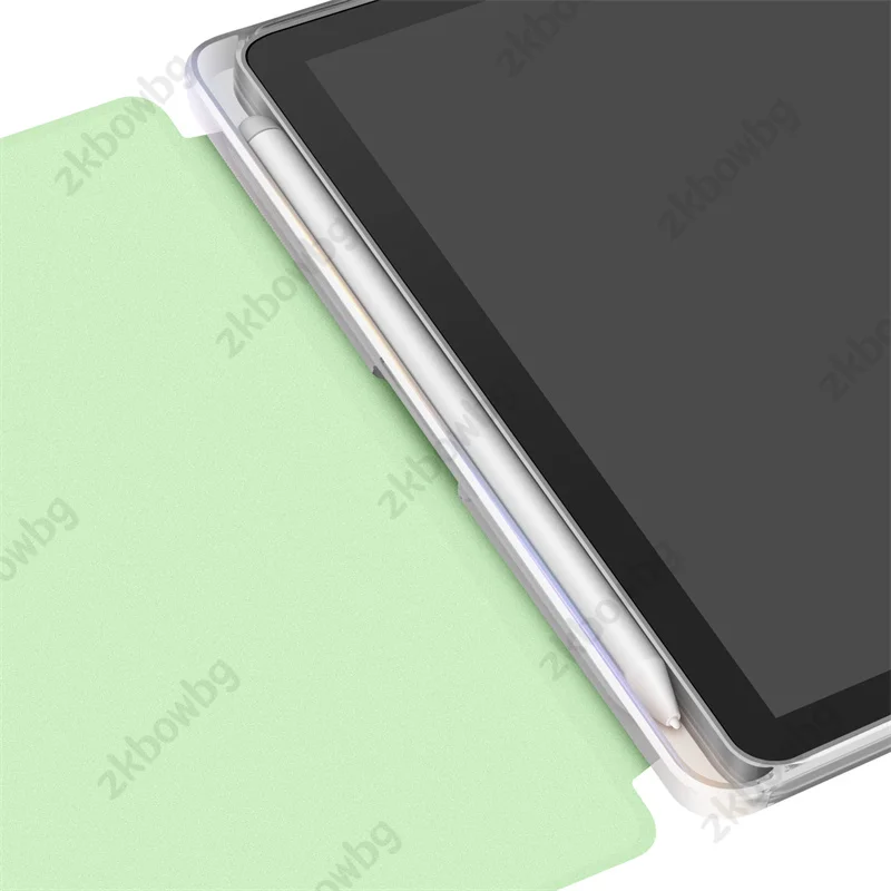 Smart Magnetic Detachable Cover for Kobo Libra Colour Color 7 Inch N428 Ebook With Stylus Pen Slot Acrylic Clear Hard Back Case