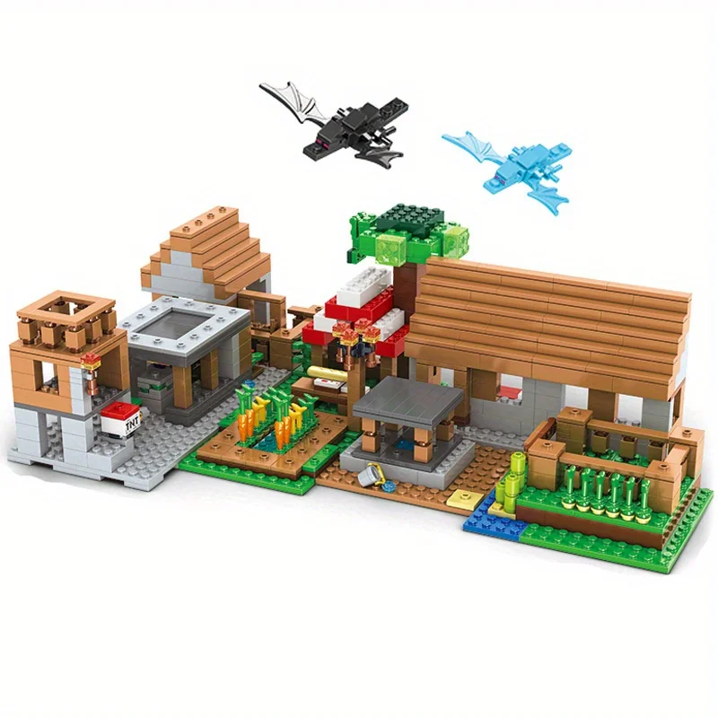 

Hot Toys Building DIY Farm Village Special Edition Building Blocks Educational Toy, Birthday Gift, Christmas Gift