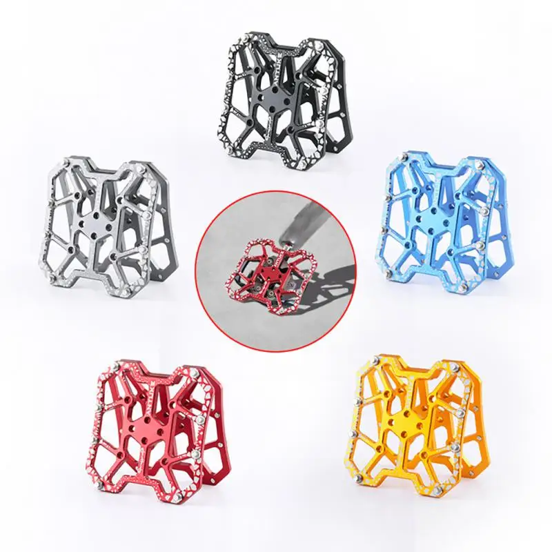 Durable Clipless Pedal Ultralight Anti-slip Classic Delicate Aluminum Bicycle Clipless Pedal Platform Adapters Bike Accessories