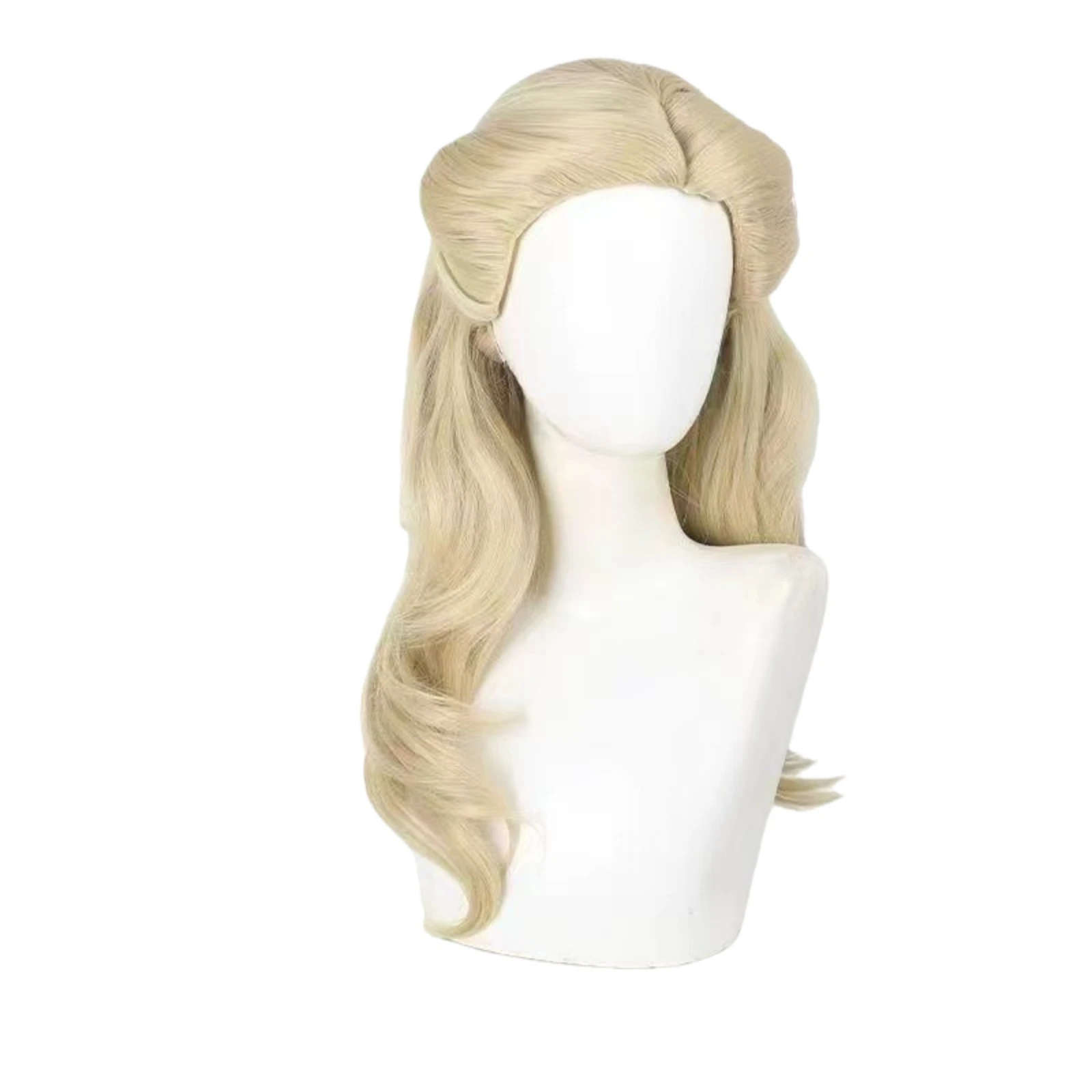 

Wicked Glinda Cosplay Wig Women Golden Curls Long Hair Heat Resistant Wig Cosplay Costumes Accessory Prop Halloween Party