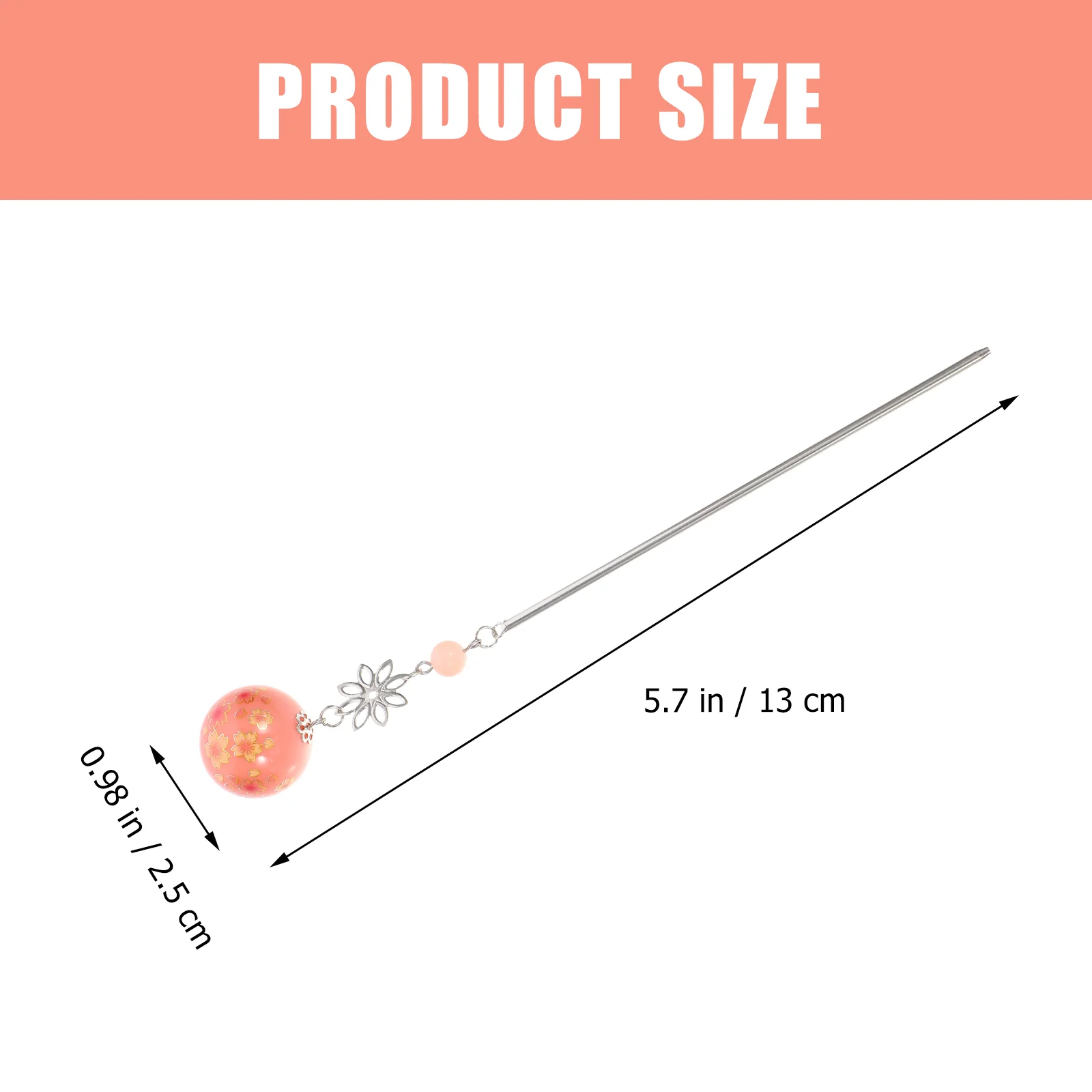 Hair Stick Girls Clips Chopsticks for Accessories Japanese The Flowers Acrylic Long Miss Cherry Blossom