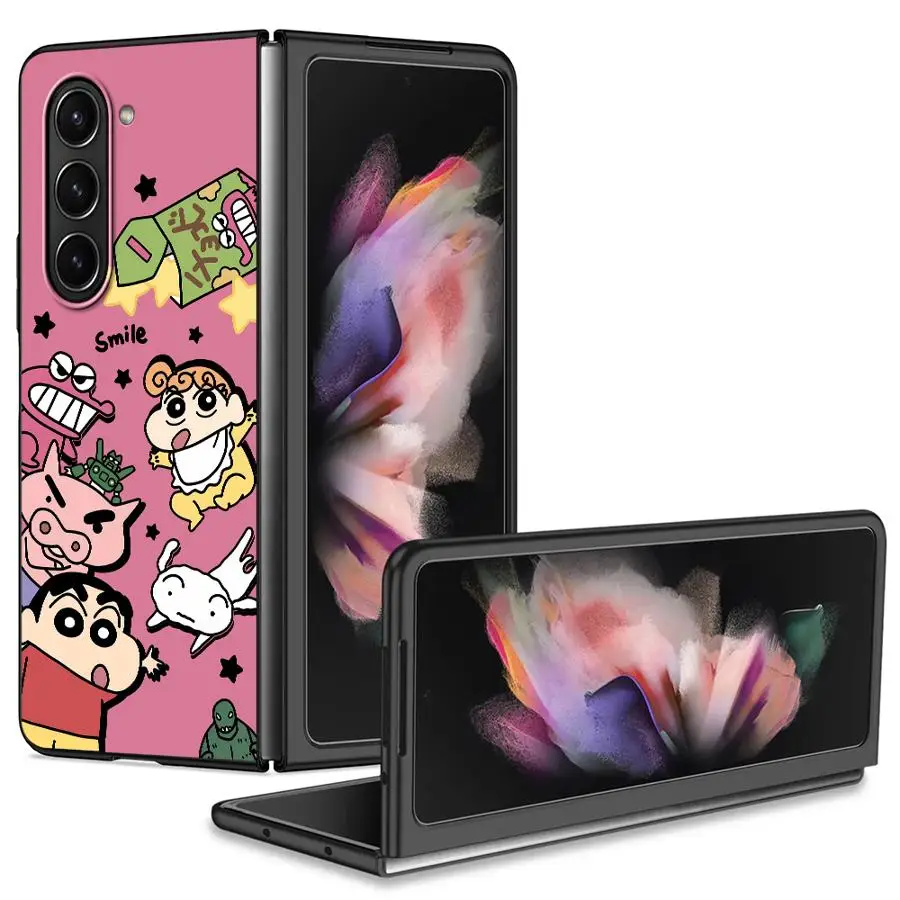 حافظة لهاتف سامسونج جالاكسي ZFold4 ZFold6 ZFold3 Z Fold 7 6 5 4 3 ZFold7 ZFold5 S S-hinchanS كارتون #4