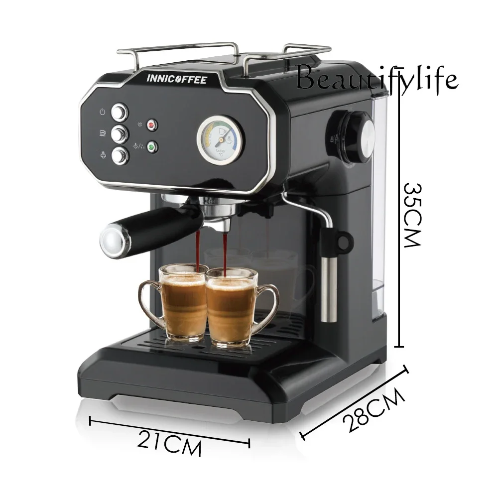 

Household fully semi-automatic small espresso machine, milk foam office