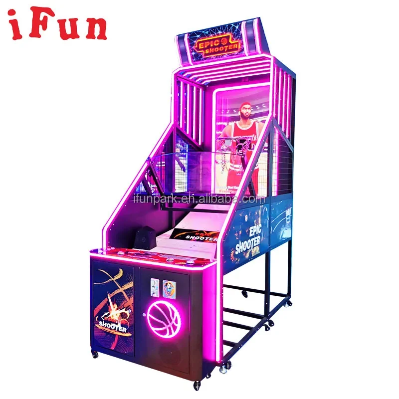 Indoor 55 Inch Big Screen Basketball Game Machine Epic Basketball Storm Arcade Basketball Shooting Game