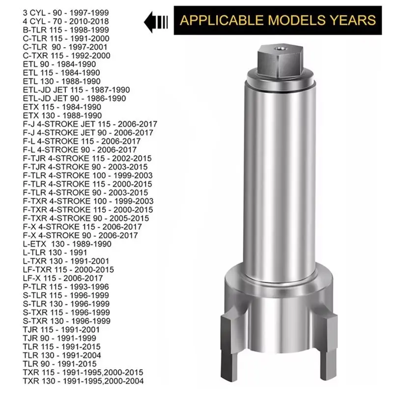 Thread Chaser/Nut Removal Tool For Yamaha 101MM Gear Housings