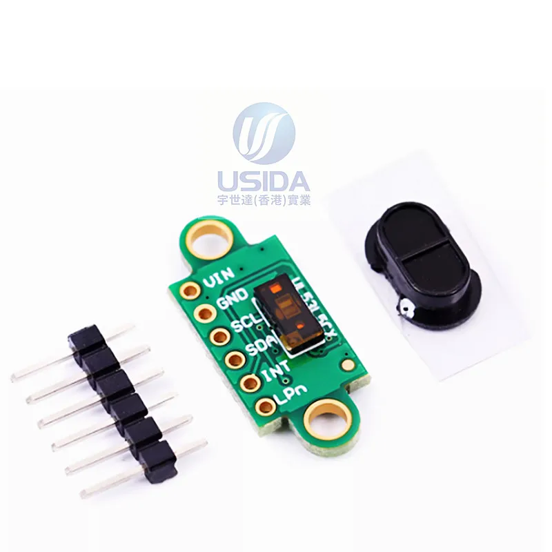 1 Uds VL53L5X V2 TOF módulo sensor de rango láser multiarea de tiempo de vuelo de amplio campo VL53L5CX