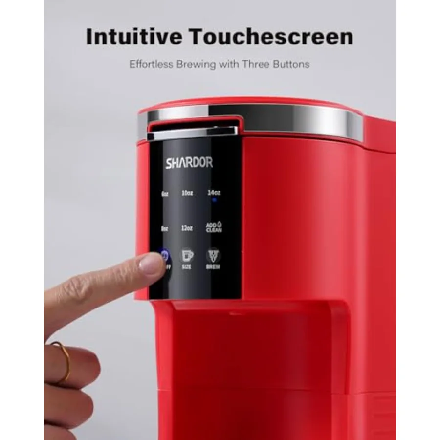 ماكينة صنع القهوة 3 في 1 للاستخدام المنزلي والمكتبي: متوافقة مع أجهزة تخمير القهوة والشاي المطحونة مع Adj