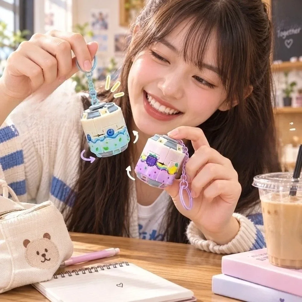 **Ornaments Gyroball Soda Can Fidget Fingertip Spinner Bag Charm Spinner Keychain Pendant Funny Press Change Student
