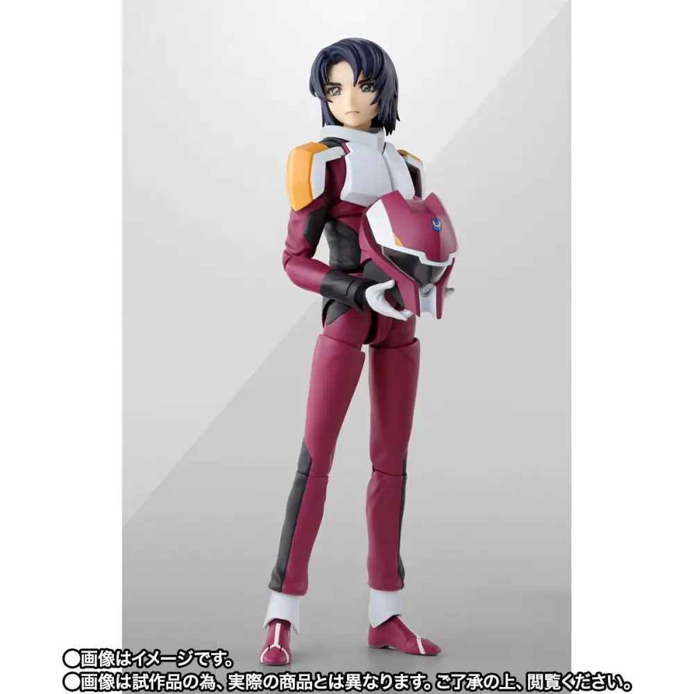 Original BANDAI SHF Mobile Suit Gundam SEED Athrun Zala PVC Anime Figure Action Figures Model Toys