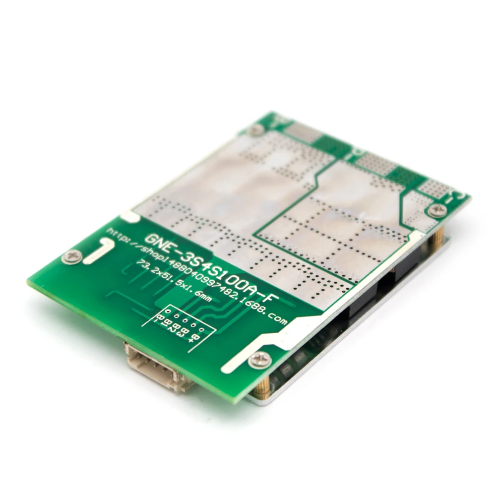 Imagem -02 - Li-íon Lítio Ferro Fosfato Bateria Proteção Board Bms Equilíbrio Carregamento Porto Separado Lifepo4 3s 4s 12v 100a