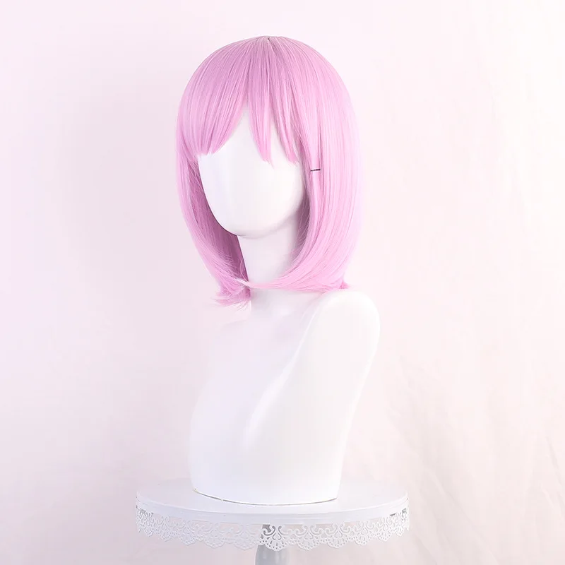 SPY×FAMILY フィオナ パープルピンク ショートウィッグ ナイトベール コスプレウィッグ