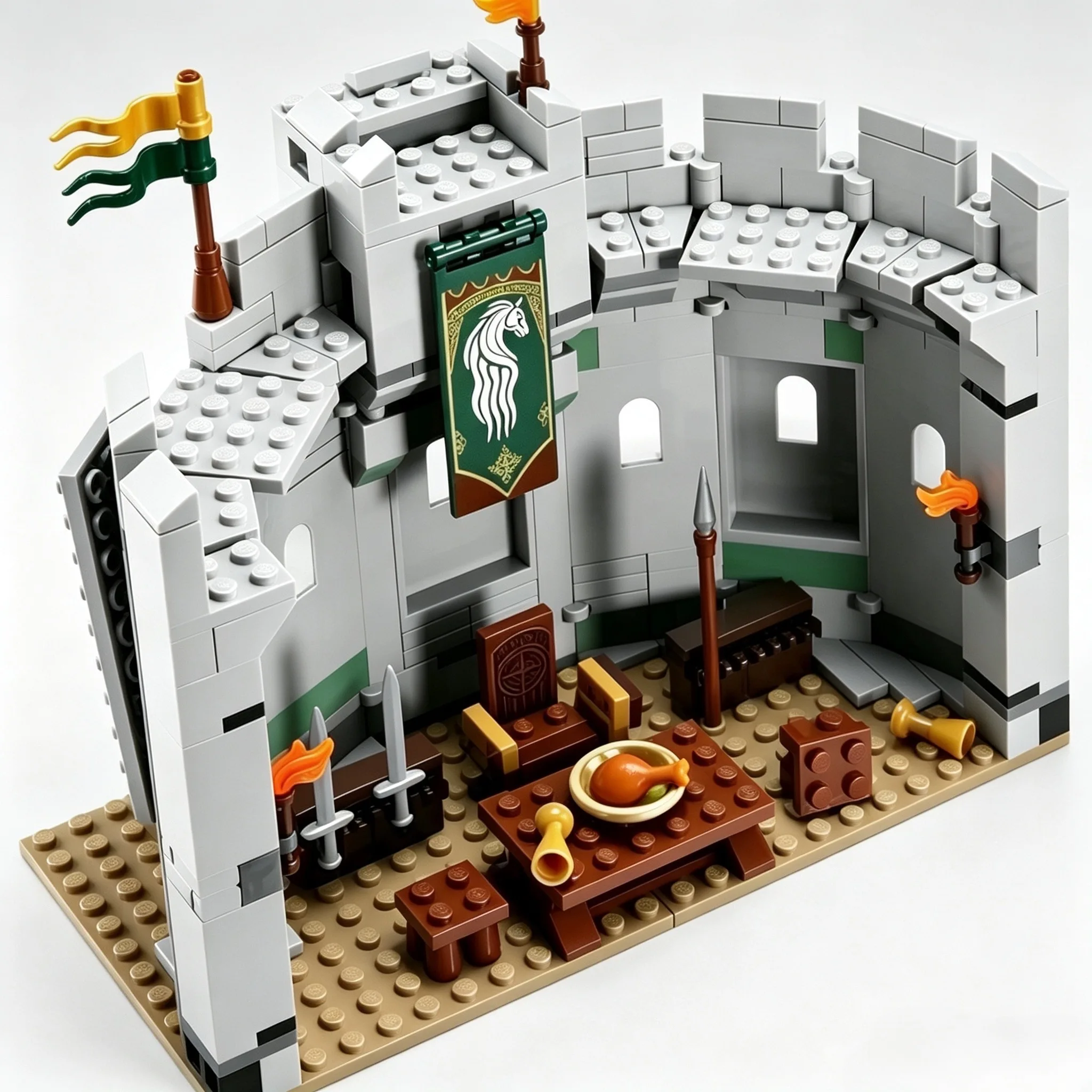 Medieval Castle Fortress DIY A - огляд і ціна Vintage Collectible Ornaments